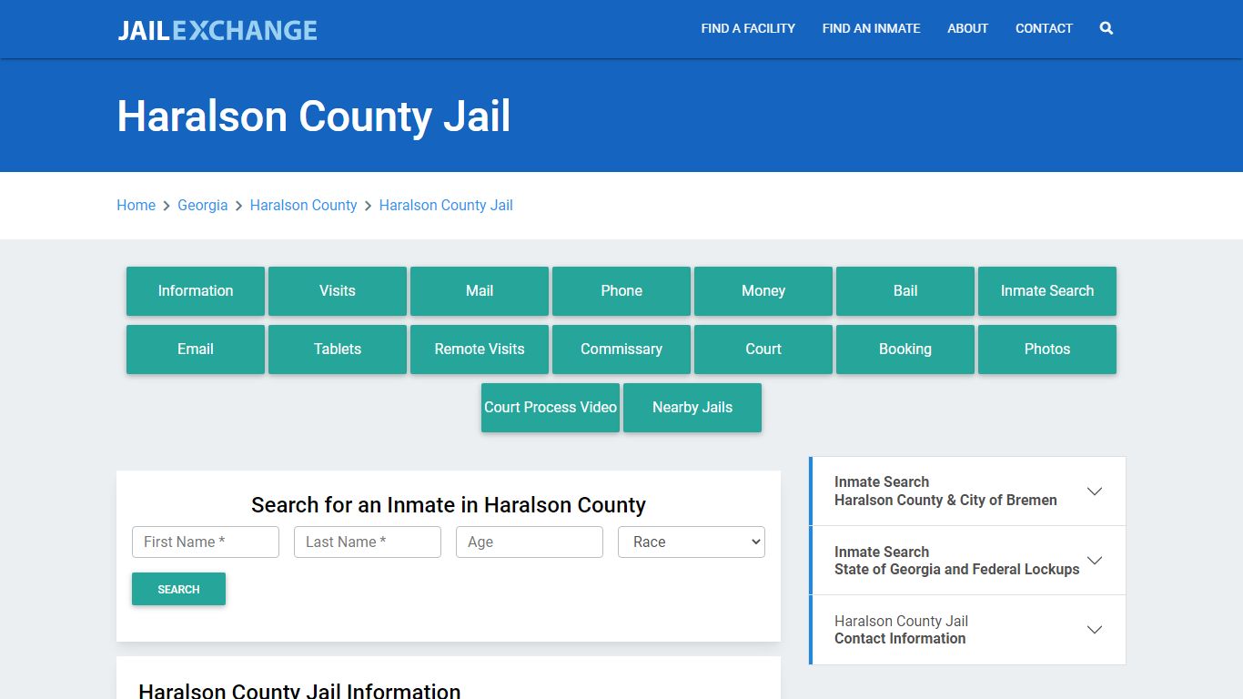 Haralson County Jail Roster Lookup, GA, Inmate Search